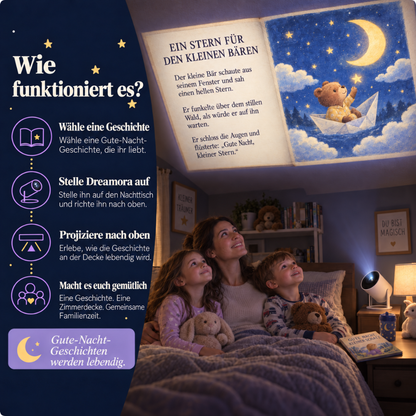 Dreamora™ Kinder-Geschichtenprojektor
